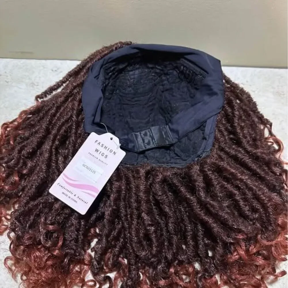 NEW 1B/350 Soft Dreadlock Headband Twist Wig